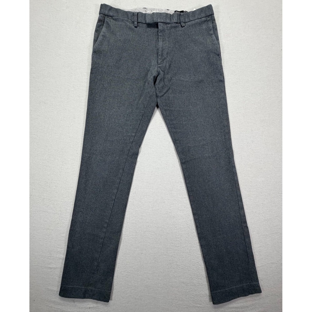 Banana‎ Republic Skinny Fit Pants Mens 34x34 Good Gray Cotton Stretch Trousers